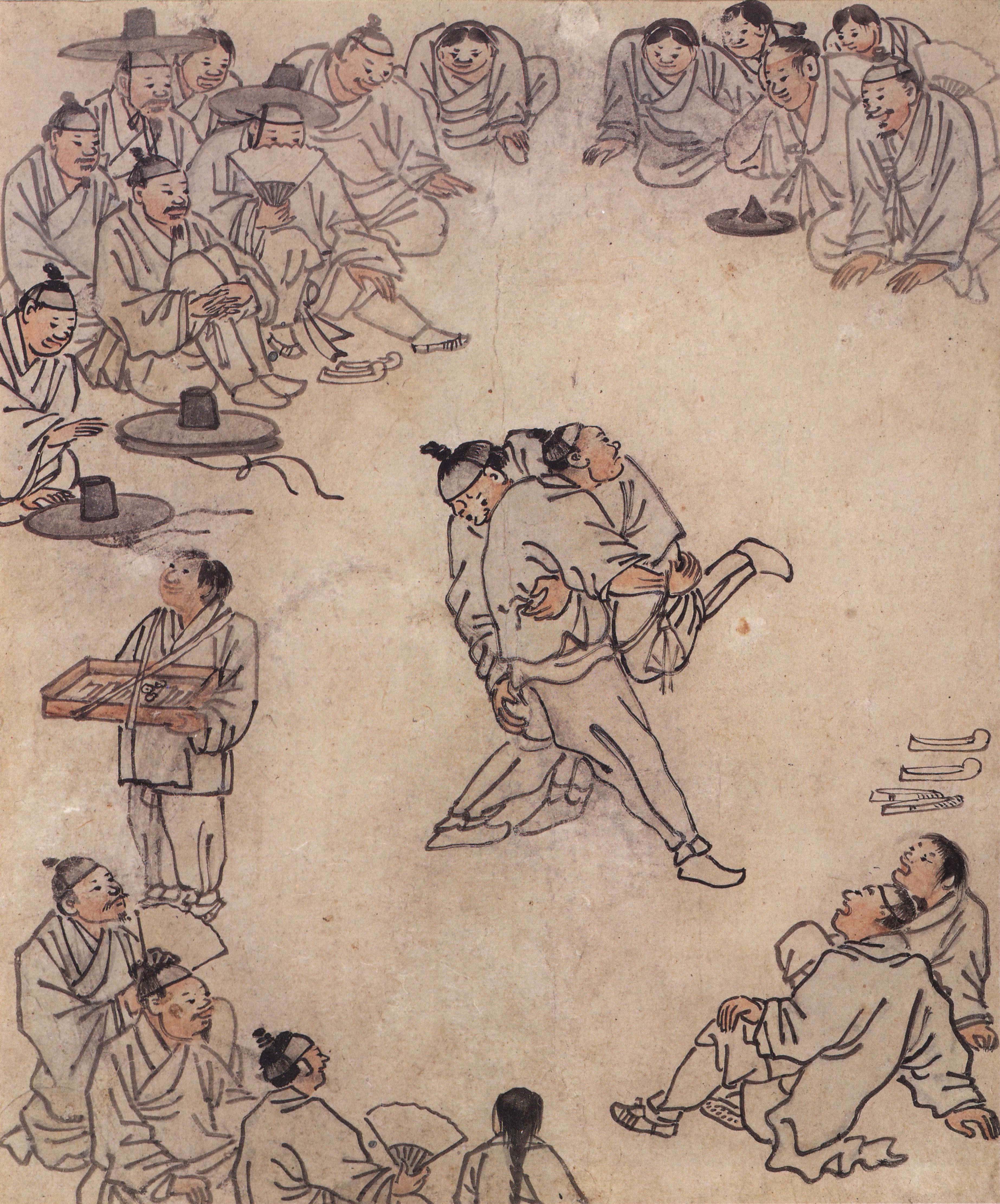 Ssireum — The Wrestling Ring, by Kim Hong-do